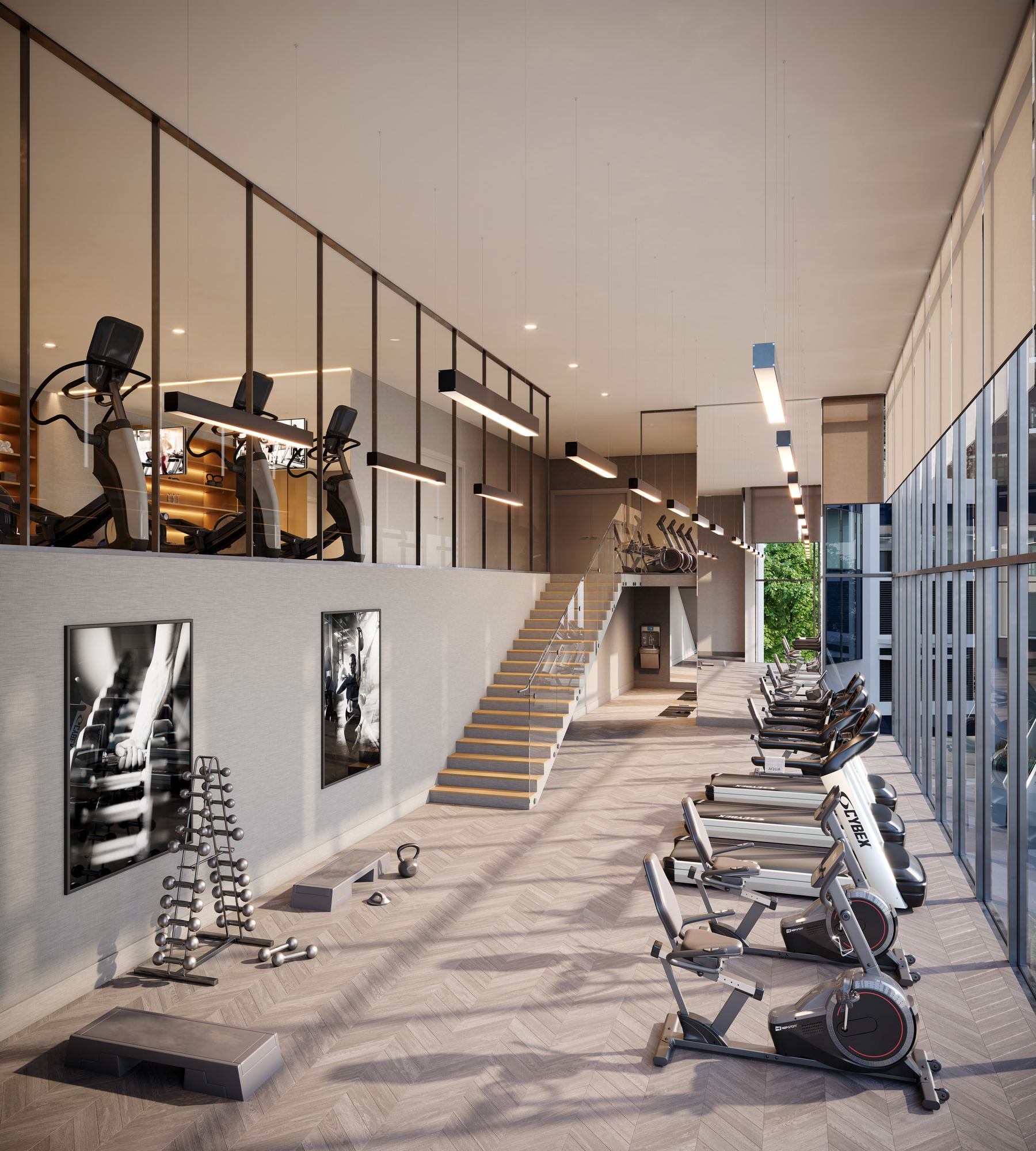 Aqua fitness facility
